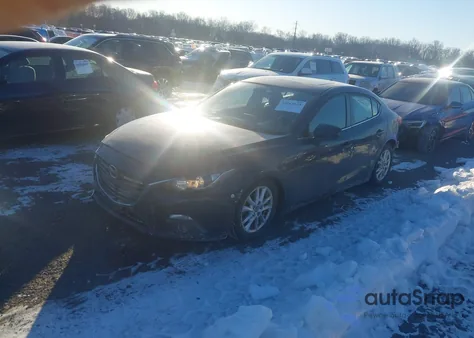 2015 Mazda Mazda3 I Touring z USA, uszkodzony, nr VIN 3MZBM1V76FM146513